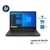 Laptop Hp 240-g8 Celeron N4020 4gb 500gb 14 W10 Casa/oficina