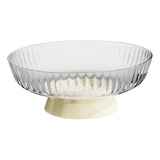 Centro De Mesa Con Pedestal Bowl Farmhouse, Cesta Para Aperi