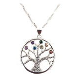 Collar Arbol De La Vida Plata 925 Incluye Cadena Joyas Mujer