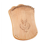 Arpa De Cuerda Lyre Harp Musical Beech Picks, Sólida, Para A