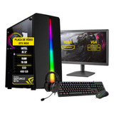 Pc Gamer Darius Completo I5 3ºger. Gtx 1650 16gb Ssd 480gb