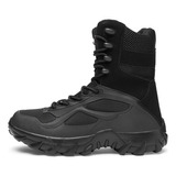 Bota De Moto De Combate Militar De Moda Para Hombre, Botín P