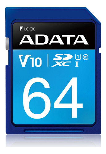 Tarjeta De Memoria Adata Asdx64guicl10-r  Premier 64gb