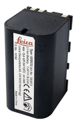 Bateria Leica Geb222 - Estação Total Gps Melhor Que Geb221