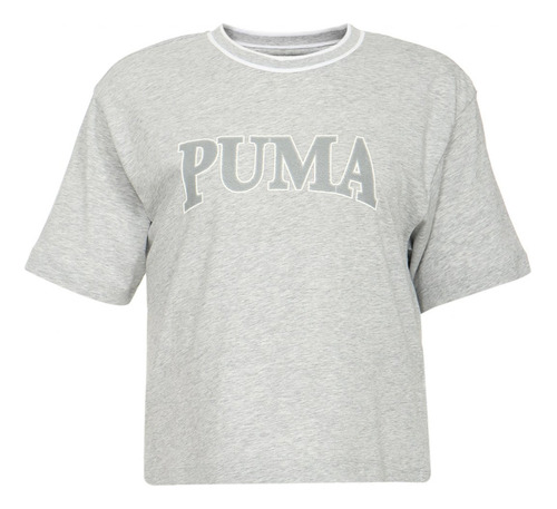 Playera Puma Dama Squad Gris 67790304