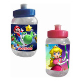 50 Cilindros Para Fiestas Personalizados Mario Peach  Vasos