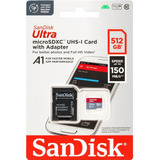 Tarjeta Micro Sd Sandisk Ultra 512gb 150mb/s Sdxc Uhs-i A1