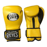 Guantes Cleto Reyes Amarillo Broche De Contacto 12 Oz