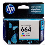 Cartucho Tinta Hp 664 Color F6v28al Original 1115 2135 2675