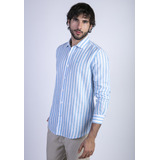 Camisa Fontana F Celeste Ferouch Ss24