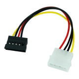 Cable De Poder Molex Macho A Sata Hembra 15 Centimetros 