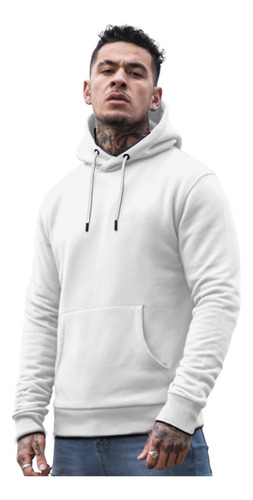 Buzo O Hoodies Unicolor Para Hombre