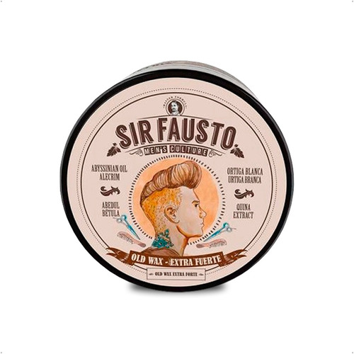 Sir Fausto Pomada Old Wax Extra Fuerte Peinar Cabello 100ml