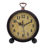 Hnwteng Reloj Despertador Analógico Retro Vintage, Reloj Peq