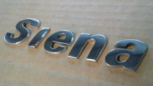 Emblema Fiat Siena Metal Sin Adhesivo Foto 2