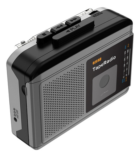 Radio Set Cassette Ezcap233 Radio Player Audífonos Con Con