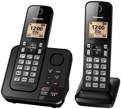 Telefono Inalambrico Panasonic Kx-tgc362 Dos Auricular Dect