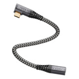 Cable Usb C Corto De 0.8 Pulgadas, Extensión De Ángulo