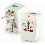 Adaptador Tomada Universal Internacional Uk Eua Europa Asia