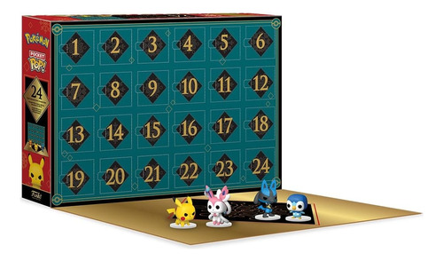 Funko Pokemon Calendario 24 Figuras Pikachu