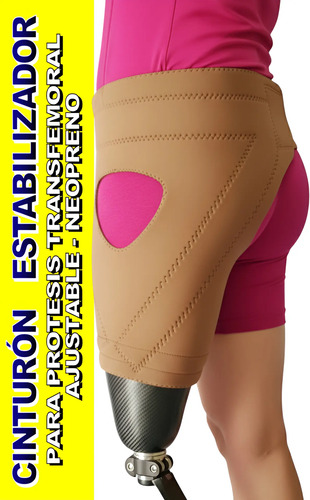 Cinturon Manga Antiderrapante Protesis Estabilizador Cadera