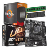 Combo Actualizacion Pc Amd Ryzen 5 5600 + 8 Gb + Nvme480