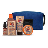 Kit Barba Con Bolso | Shampoo Aceite Crema Peinar Pomada Iro