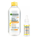 Kit Garnier Agua Micelar + Serum Vitamina C