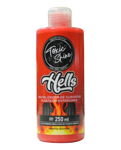 Toxic Shine Hells Acondicionador Exterior Plásticos Gomas