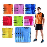 Pack X10 Chalecos Deportivo Talla Xl Petos Multiuso Adultos