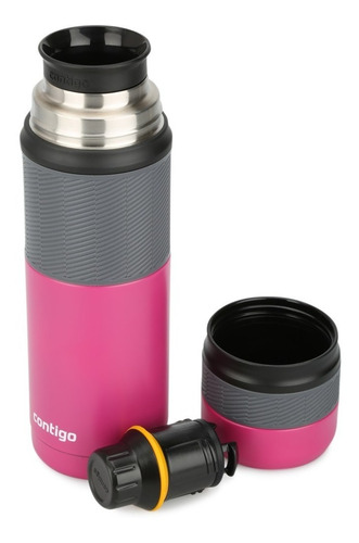 Termo Contigo Dragon Fruit Rosa 739ml Acero Inox Pico Matero