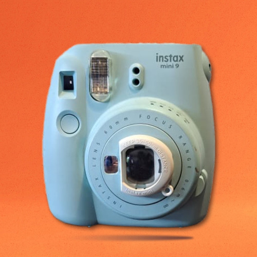 Cámara Instantánea Fujifilm Instax Mini 9 Celeste Y Estuche