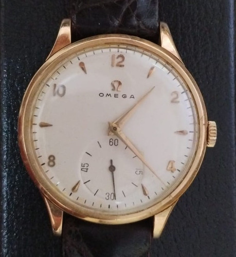 Omega Vintage Oro Sólido 18k Año 1954 37mm Cal. 266