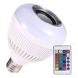 Lampada Rgb Led Bluetooth Musical Caixa Som Controle