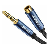 Cable Extensión Auricular + Mic 3,5mm 4 Contactos / Ugreen 