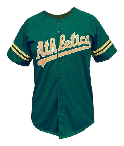 Camiseta Jersey Beisbol Athletics Verde