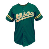 Camiseta Jersey Beisbol Athletics Verde