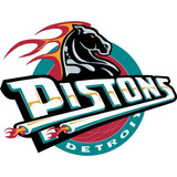 -detroit Pistons Nba Baloncesto Deporte Decoración Vin...