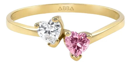 Anillo Tu Y Yo Oro 14k