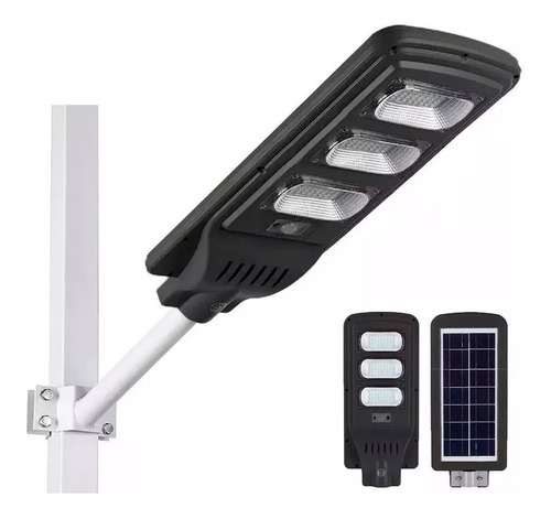 Luminaria Solar Led  Iluminacao Publica P/ Poste Jardim 