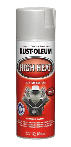 Aerosol Pintura Alta Temperatura Motores Mate Rust Oleum 340gr - Imagen Pinturerias -