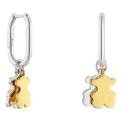 Pendientes De Aro Pequeños Sweet Dolls Con Diseño De Oso B | Envío gratis