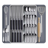 Organizador De Cubiertos De Cocina Extensible Y Extraíble