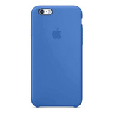 Funda Silicon Case iPhone 6s Plus Celeste Silicona