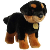 Pelúcia Cachorro Rottweiler Série Miyoni Aurora 20cms Altura