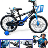 Bicicleta Infantil Para Niños Rodada 18 Cuadro M Entrenadora