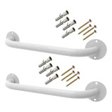 Agarradera Para Baño Seguridad Hogar Blanco 25 Cm Epoxi X2