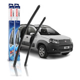 Kit X 2 Escobillas Delanteras Fiat Uno Novo Way Aerofit