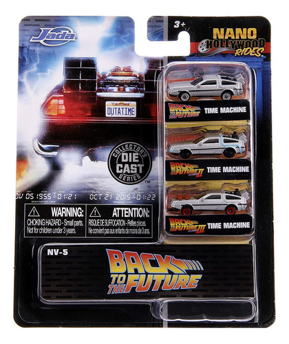 Jada Nano Hollywood Rides - Back To The Future Delorean