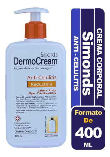 Simond's Dermo Cream Crema Corporal Anti-celulitis 400 Ml